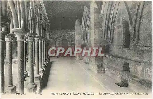 Ansichtskarte AK Abbaye du Mont Saint Michel La Merveille