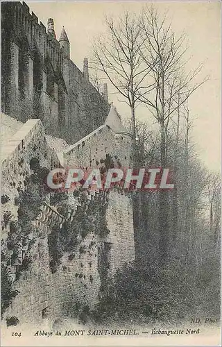 Cartes postales Abbaye du Mont Saint Michel Echauguette Nord