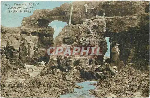 Ansichtskarte AK Environs de Royan St Palais sur Mer Le Pont du Diable