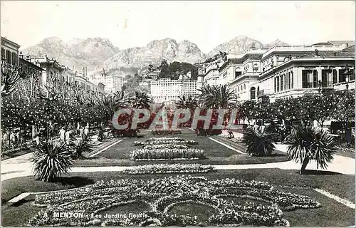 Cartes postales Menton Les Jardin fleuris