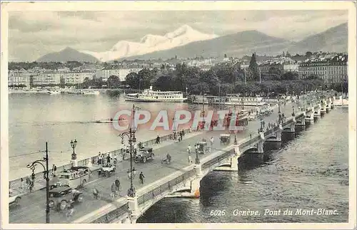 Cartes postales Geneve Pont du Mont Blanc