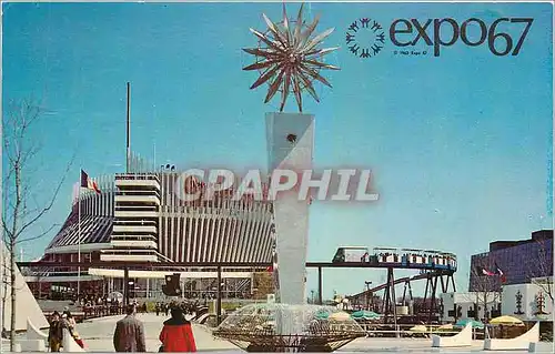 Moderne Karte Le Pavillon de France Expo67 Montreal Canada