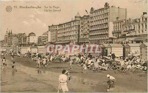 Cartes postales Blankenberghe Sur la Plage