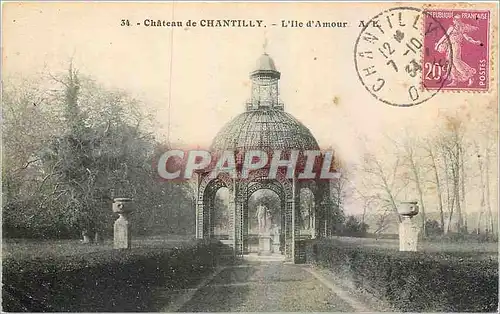 Cartes postales Chateau de Chantilly L'lle d'Amour