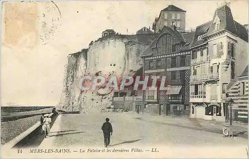 Ansichtskarte AK Mers les Bains La Falaise et les dernieres Villas