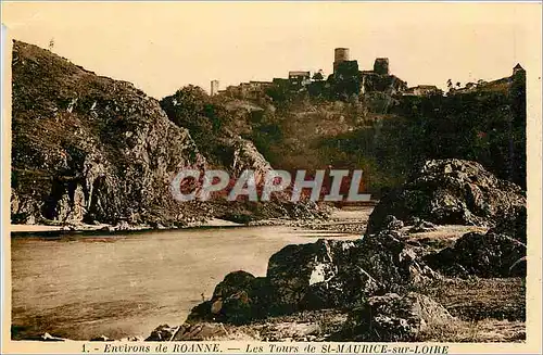 Cartes postales Environs de Roanne Les Tours de St Maurice sur Loire