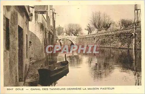 Cartes postales Dole Canal des Tanneurs derriere la Maison Pasteur