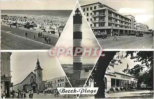Moderne Karte Berck Plage La Plage l'Esplanade Le Phare