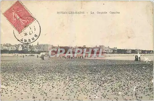 Cartes postales Royan les Bains La Grande Conche