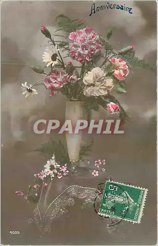 Cartes postales Anniversaire Fleurs