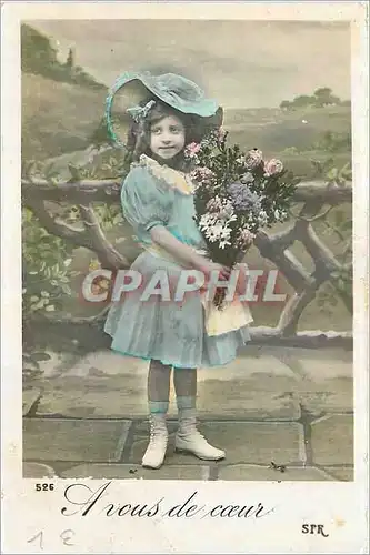 Cartes postales A vous de coeur Enfant