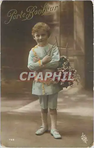 Cartes postales Porte Bonheur Enfant
