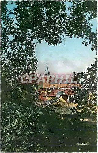 Moderne Karte Remiremont Echappee sur l'Eglise depuis le chemin du calvaire