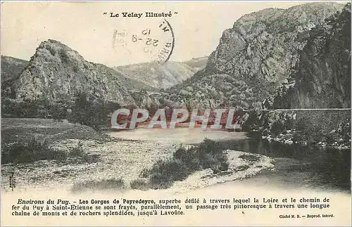 Ansichtskarte AK Environs du Puy Les Gorges de Peyredeyre