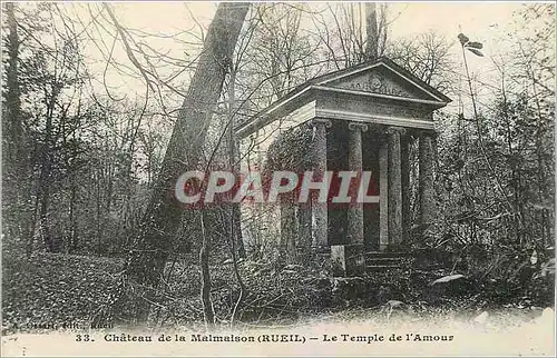 Cartes postales Chateau de la Malmaison Rueil Le Temple de l'Amour