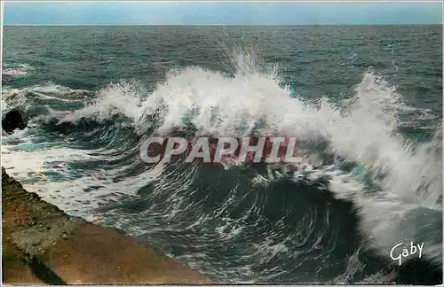 Cartes postales La Cote Effet de Vagues