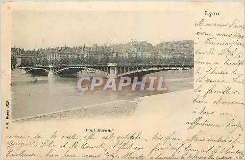 Cartes postales Lyon Pont Morand (carte 1900)