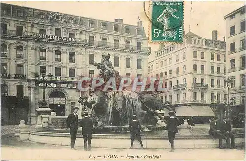 Cartes postales Lyon Fontaine Bartholdi