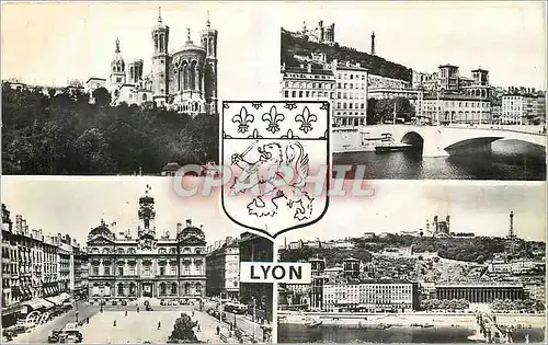 Cartes postales moderne Lyon Basilique ND de Fourviere