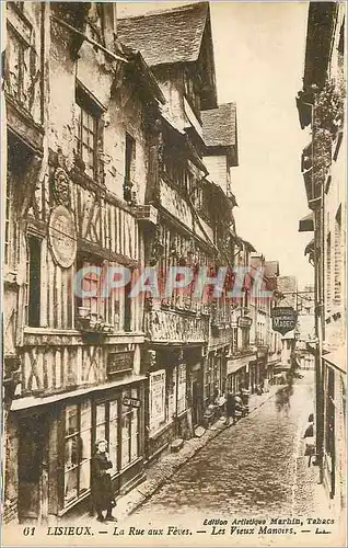 Ansichtskarte AK Lisieux La Rue aux Feves