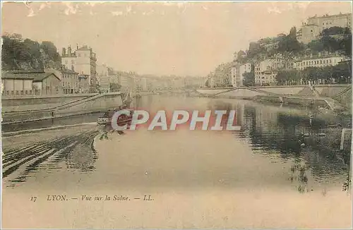 Cartes postales Lyon Vue sur la Saone