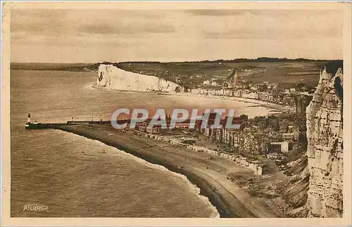 Cartes postales Le Treport S Inf Vue generale des deux Plages