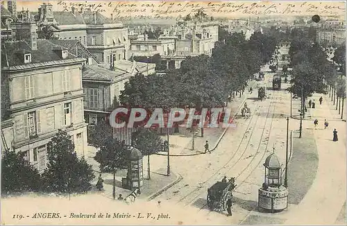 Ansichtskarte AK Angers Boulevard de la Mairie