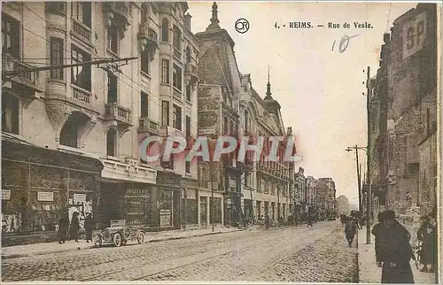 Cartes postales Reims Rue de Vesle