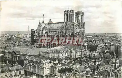 Cartes postales moderne Reims Panorama pris de l'Eglise Saint Jacques