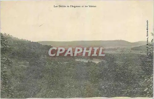 Cartes postales Les Defiles de l'Argonne et les Islettes