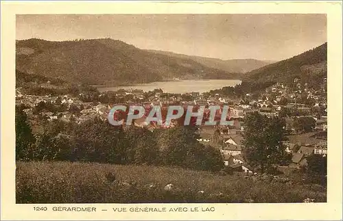 Ansichtskarte AK Gerardmer Vue generale avec le lac