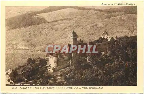 Cartes postales Chateau du Haut Koenigsbourg Vu a vol d'oiseau