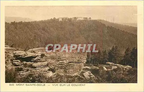 Cartes postales Mont Sainte Odile Vue sur le couvent