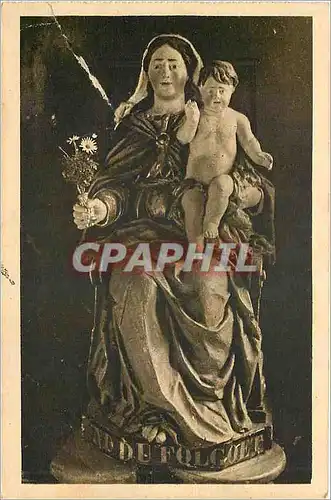 Cartes postales Statue of our Lady of Folgoat carved at Rome