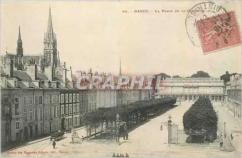 Cartes postales Nancy La Place de la Carriere