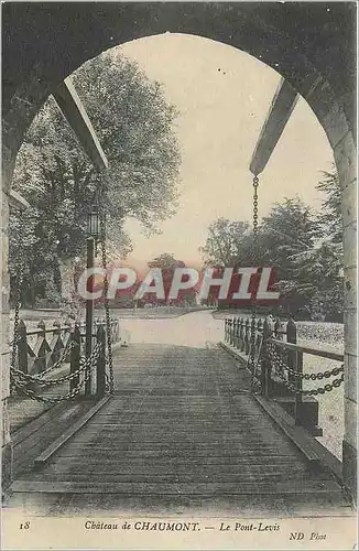 Cartes postales Chateau de Chaumont Le Pont Levis