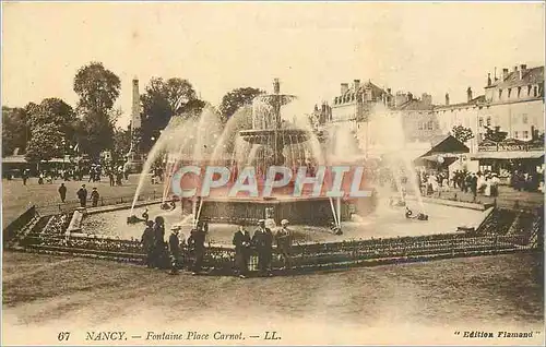 Cartes postales Nancy Fontaine Place Carnot