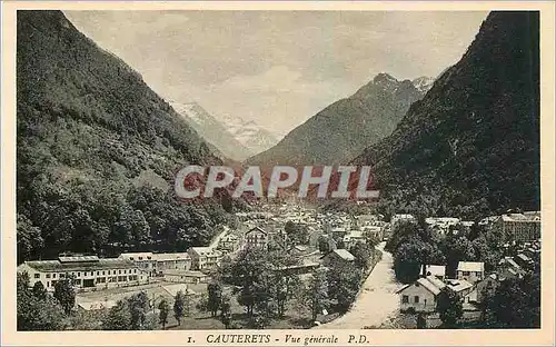 Cartes postales Cauterets Vue generale