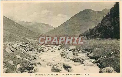 Cartes postales Environs de Bareges Vue sur le Tourmalet