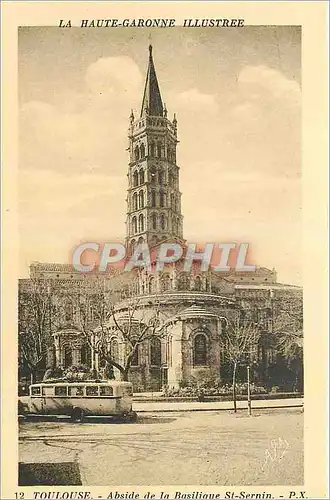 Cartes postales Toulouse Abside de la Basilique St Sernin