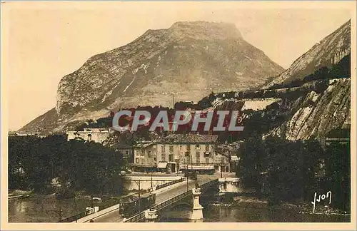 Cartes postales Grenoble Isere Le Pont de France et le Casque de Neron