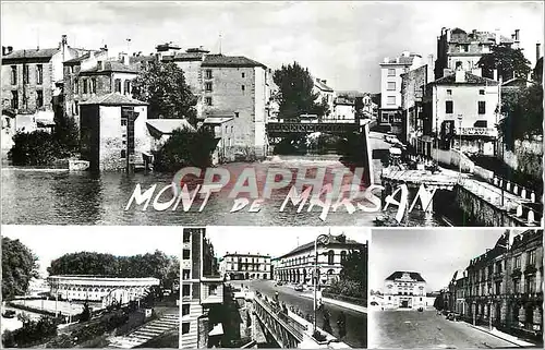 Cartes postales moderne Mont de Marsan Le Pont et bords de la Midouze