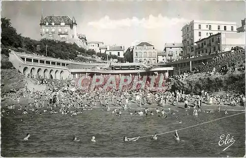 Moderne Karte Biarritz Basses Pyrenees La Plage du Port Vieux