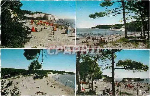 Cartes postales moderne Meschers les Bains Plage des Nonnes Pointe des Vergnes Plage de Suzac Plag des Vergnes