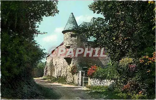 Cartes postales moderne La Normandie Pittoresque Le Chemin Creux et le Vieux Manoir