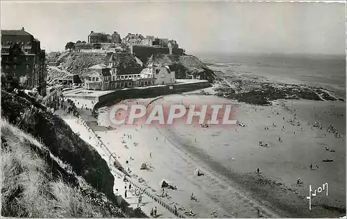 Moderne Karte Granville Manche La Plage et le Roc