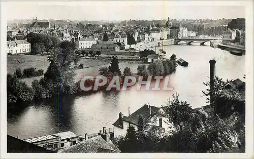 Ansichtskarte AK Chateau Gontier Vue de Bel Air