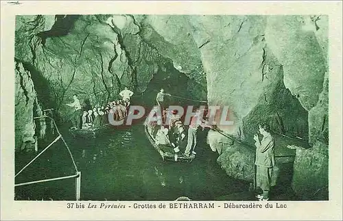 Cartes postales Les Pyrenees Grottes de Betharram Debarcadere du Lac