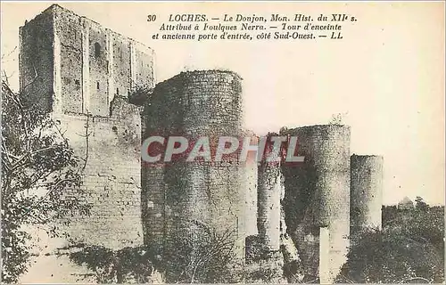 Cartes postales Loches Le Donjon Mon Hist