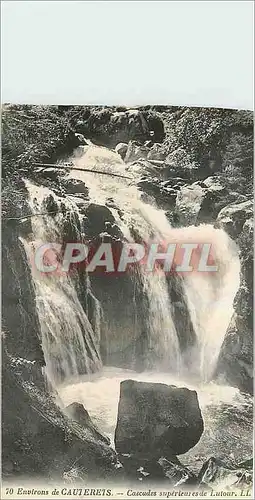 Cartes postales Environs de Cauterets Cascades superieur de Lutour